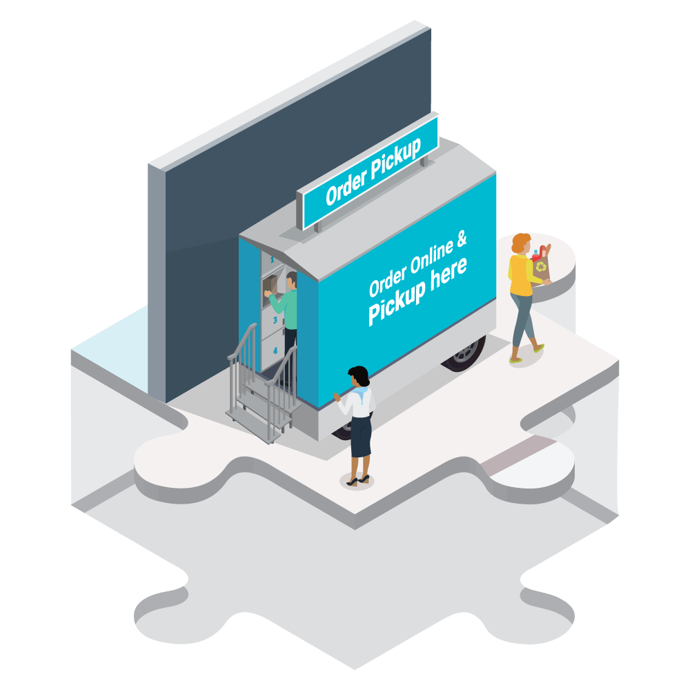 Mobile Locker illustration
