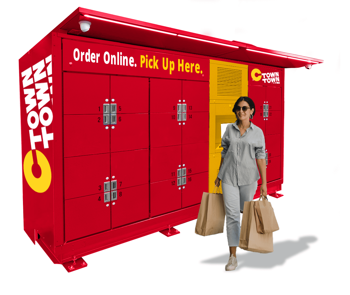 Fixed Pickup Lockers