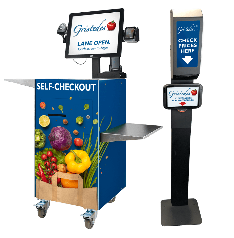 Gristedes Mobile Self-Checkout and Price Check Kiosks